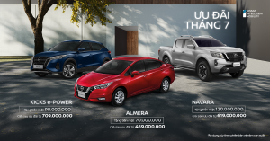Nissan Hải Phòng ưu đãi tiền mặt cho toàn bộ khách hàng mua xe trong tháng 7